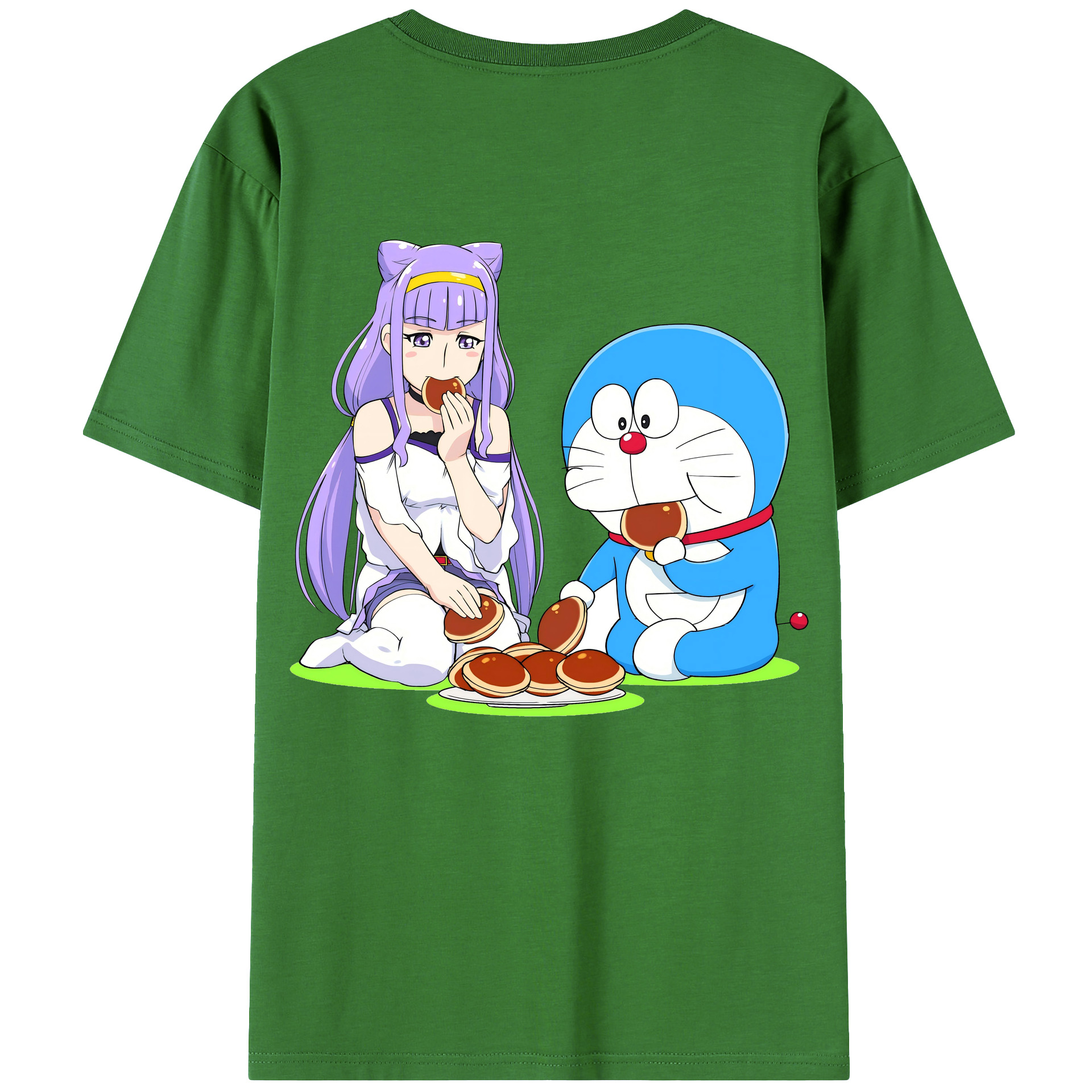 （画像用） ドラえもん Doraemon レディース半袖Tシャツ(バックプリント)